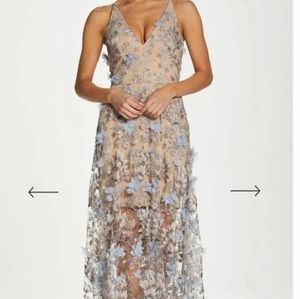 Dress the Population Sidney Floral Lace Dress Large 12/14